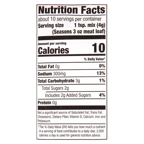 Mccormick 2024 meatloaf seasoning