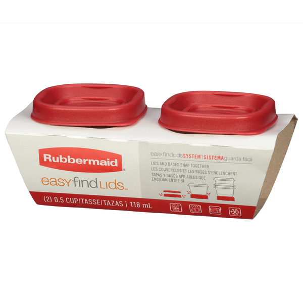 Rubbermaid Easy Find Lids Food Storage Container 1 Ea, Food Storage  Containers