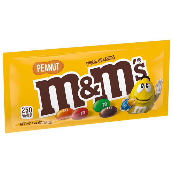 M&M's Peanut Chocolate Candies - 1.74 oz bag