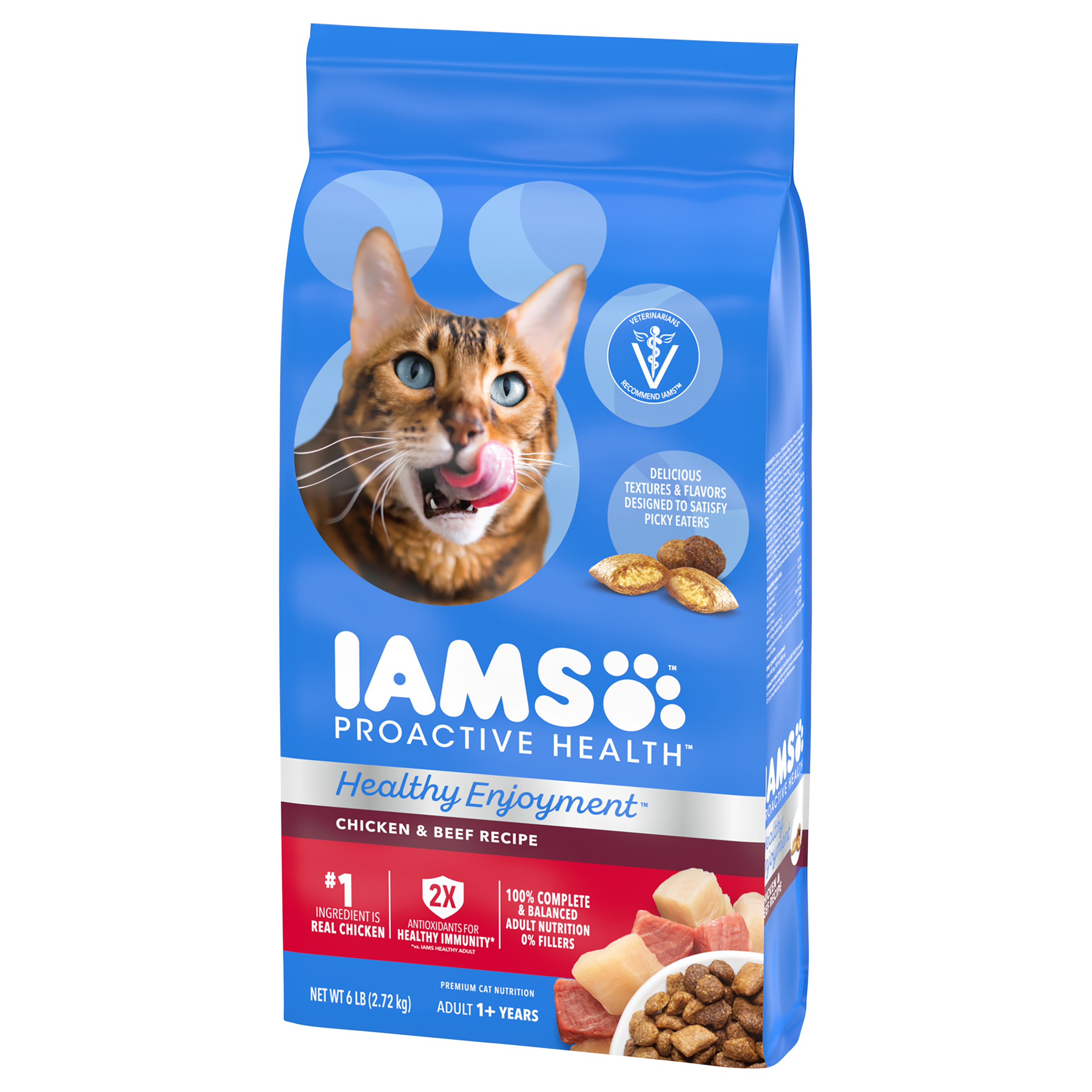 IAMS Proactive Health Healthy Enjoyment Chicken Beef Adult Dry