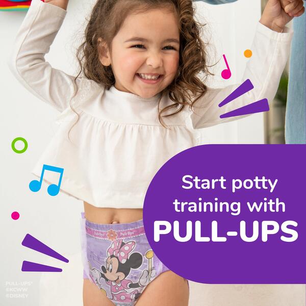 Huggies Pull Ups Disney Junior Minnie 4T 5T Training Pants Girls