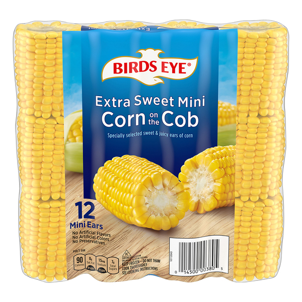Birds Eye Extra Sweet Mini Corn on the Cob - 12 ct bag