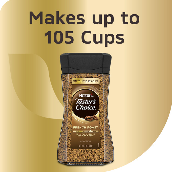 Nestle NESCAFE GOLD Rich Aroma Instant Coffee 100 Cups Jar 200g 7oz