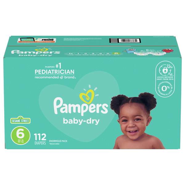 Pampers size shop 6 box
