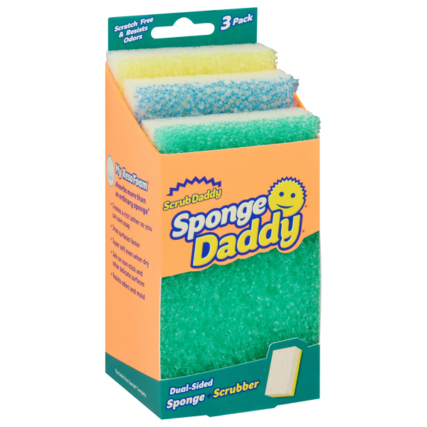 Scrub Daddy Scrubber + Sponge, Dual Sided 1 Ea