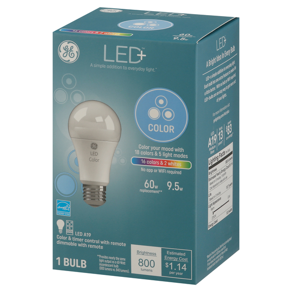 Ge led+ color cheap