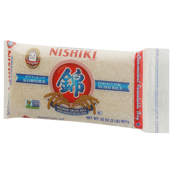 Nishiki Premium Grade Sushi Rice Medium Grain - 32 oz bag | GIANT