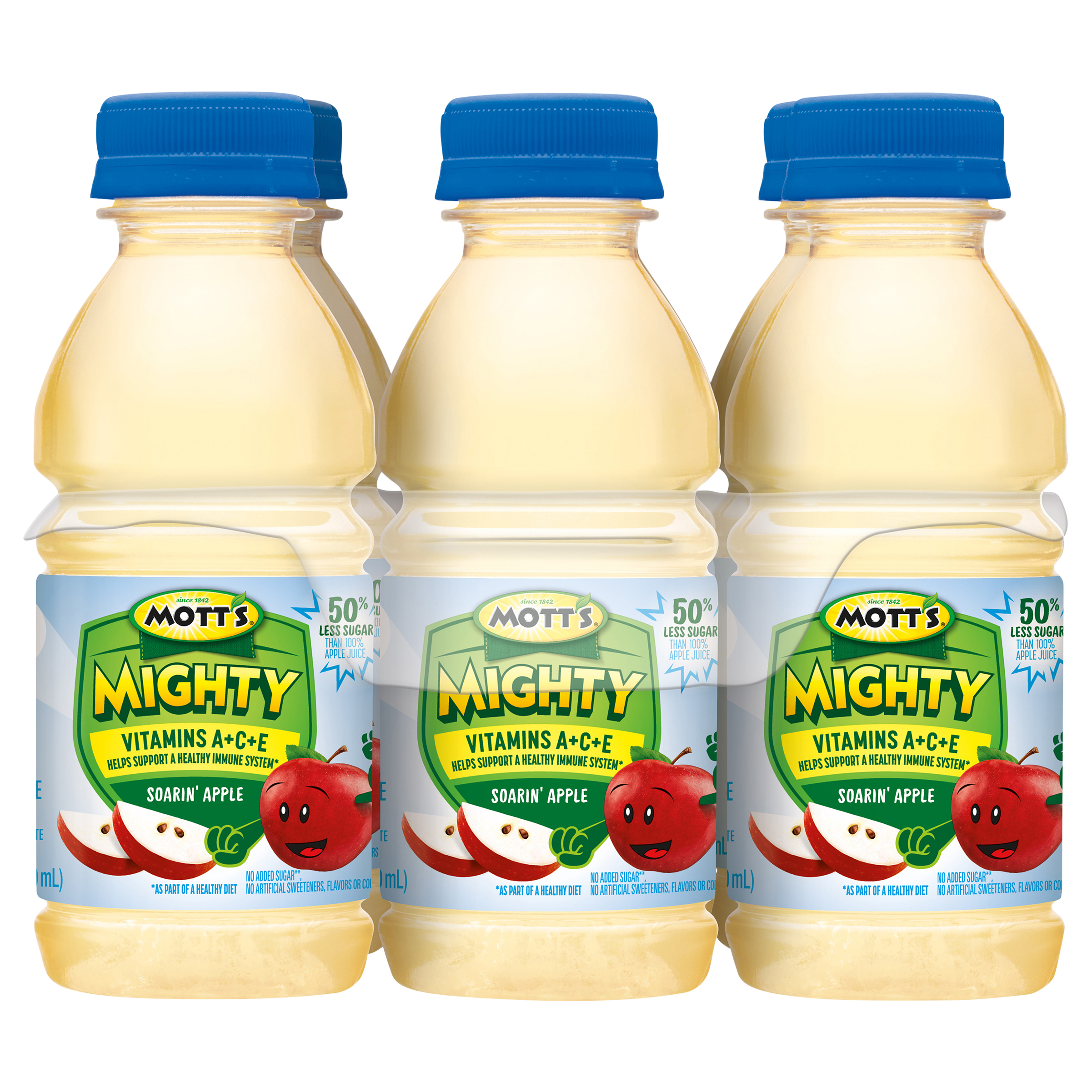 Mott's 100% Juice, Apple - 6 pack, 8 fl oz bottles