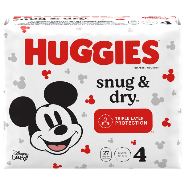 Huggies Little Movers Diapers Size 4 - 22 Count - Disney Baby