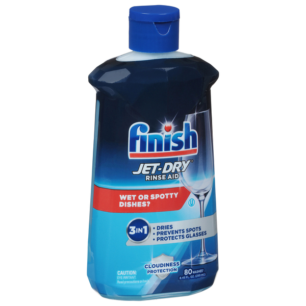 Finish Quantum Dishwasher Detergent and Jet Dry Rinse Aid 80 Wash