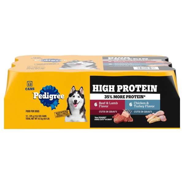 PEDIGREE High Protein Variety Pack Adult Wet Dog Food 12 ct 9.9 lb pkg Food Lion