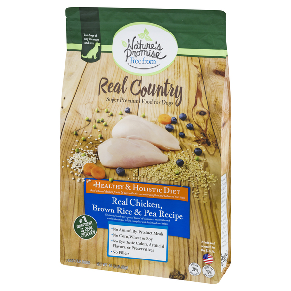 Nature s Promise Dry Dog Food Chicken Brown Rice Pea 15 lb bag
