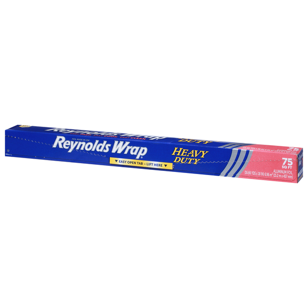 Reynolds Wrap Heavy Duty Aluminum Foil 18 Inch Wide - 75 sq ft