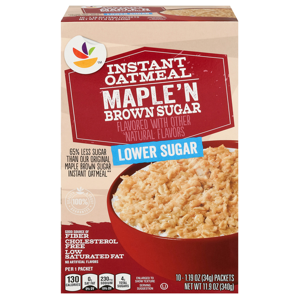 4 Boxes 12 Packets Cream of Wheat Instant Hot Cereal Maple