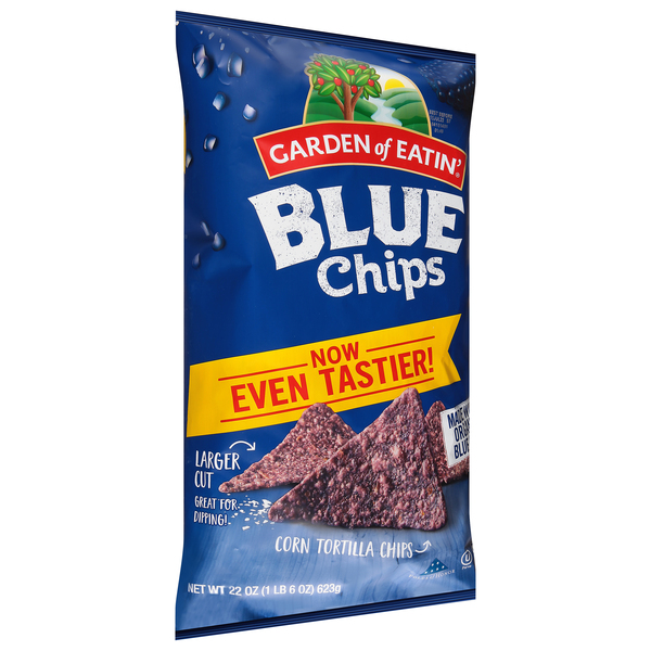 Garden of Eatin Blue Tortilla Chips Restaurant Style Gluten Free