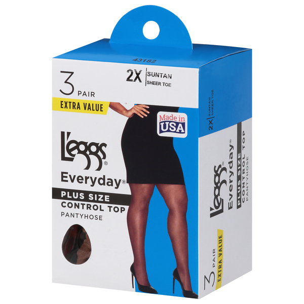 Leggs Everyday Sheer Toe Pantyhose - Sun Tan, 4 ct - Pay Less