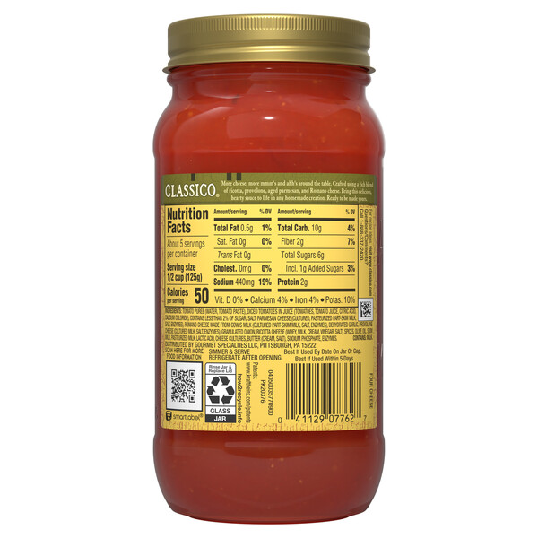 Classico spaghetti clearance sauce