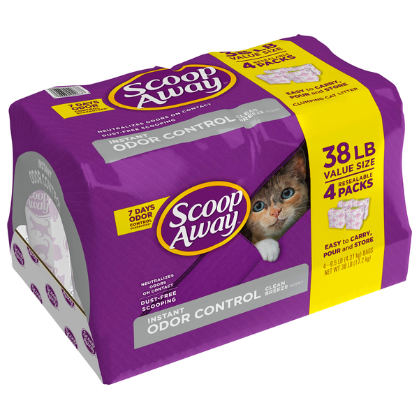 Scoop away cat cheap litter 42 lbs walmart