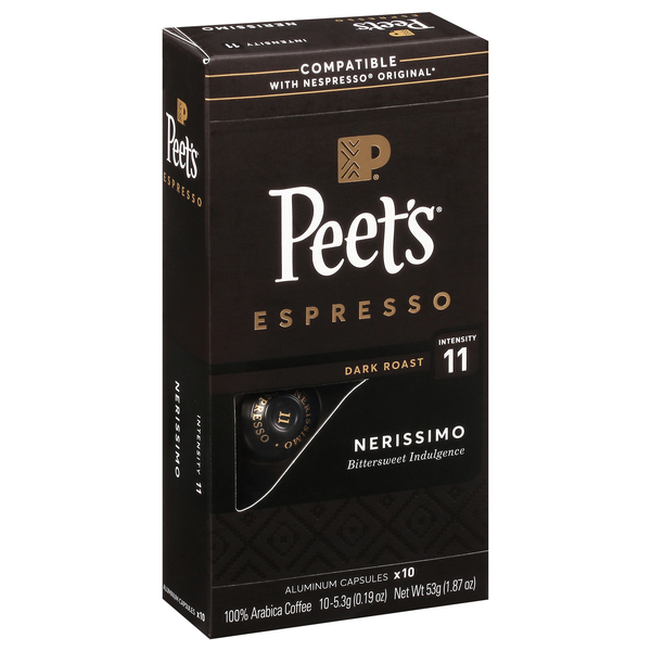 Peet's nespresso top