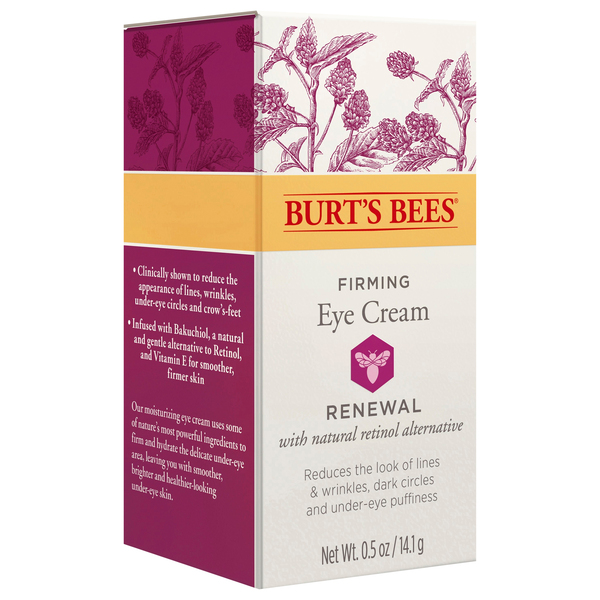 Burt s Bees Renewal Firming Eye Cream 0.5 oz pkg MARTIN S