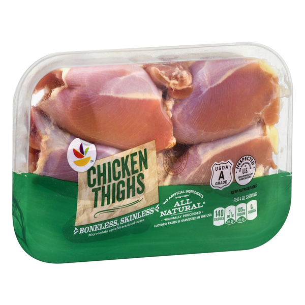 Stop & Shop Natural Boneless Skinless Chicken Thighs Fresh - apx 1.25 lb |  Stop & Shop