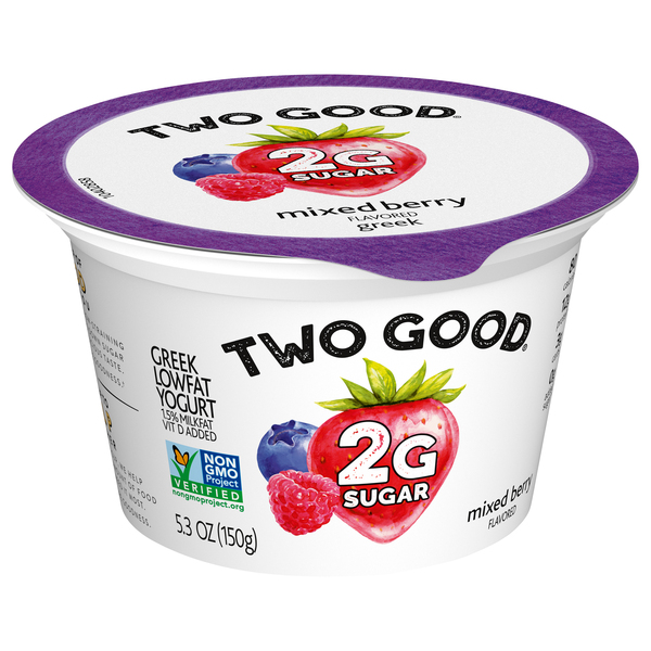 Mixed Berry Two Good® 5.3 oz Cup With 2 Grams of Sugar