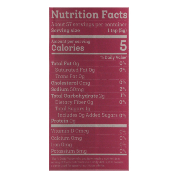 Nutritional Panel
