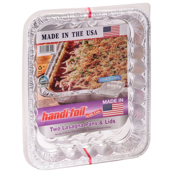 Handi-foil® Eco-Foil Giant Lasagna Pans, 5 pk / 13.5 x 9.6 in
