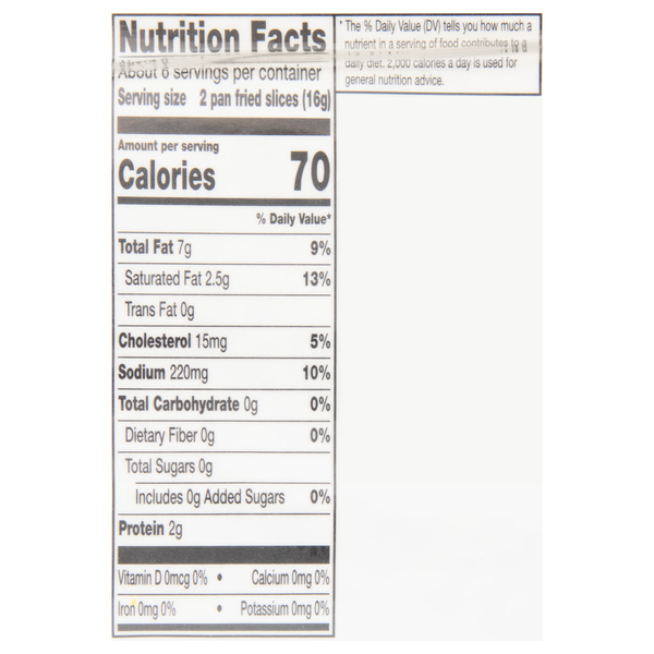Nutritional Panel