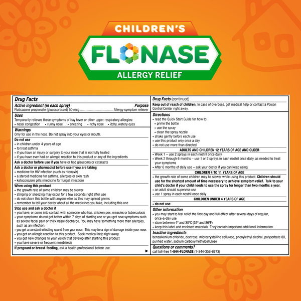 Can a child sales use flonase