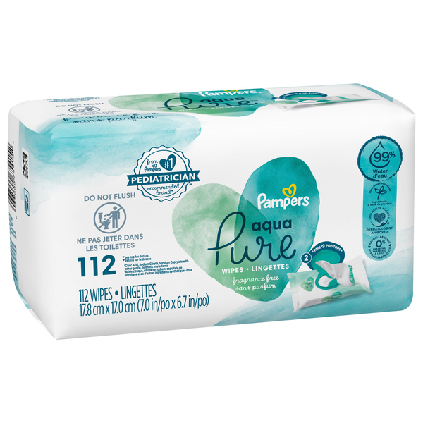 Pampers water 2025 based wipes