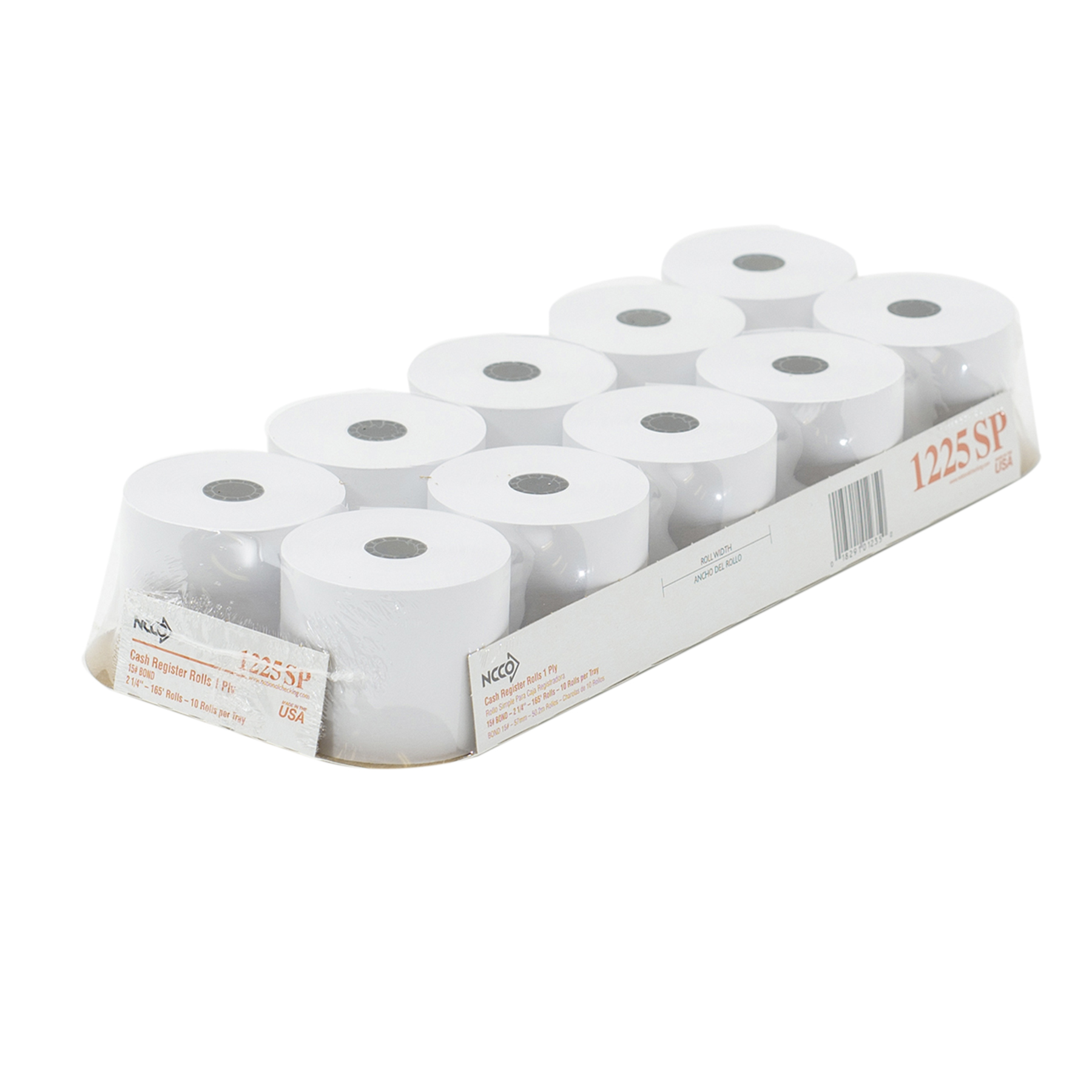 REGISTER ROLL 2.25'X130 1PLY