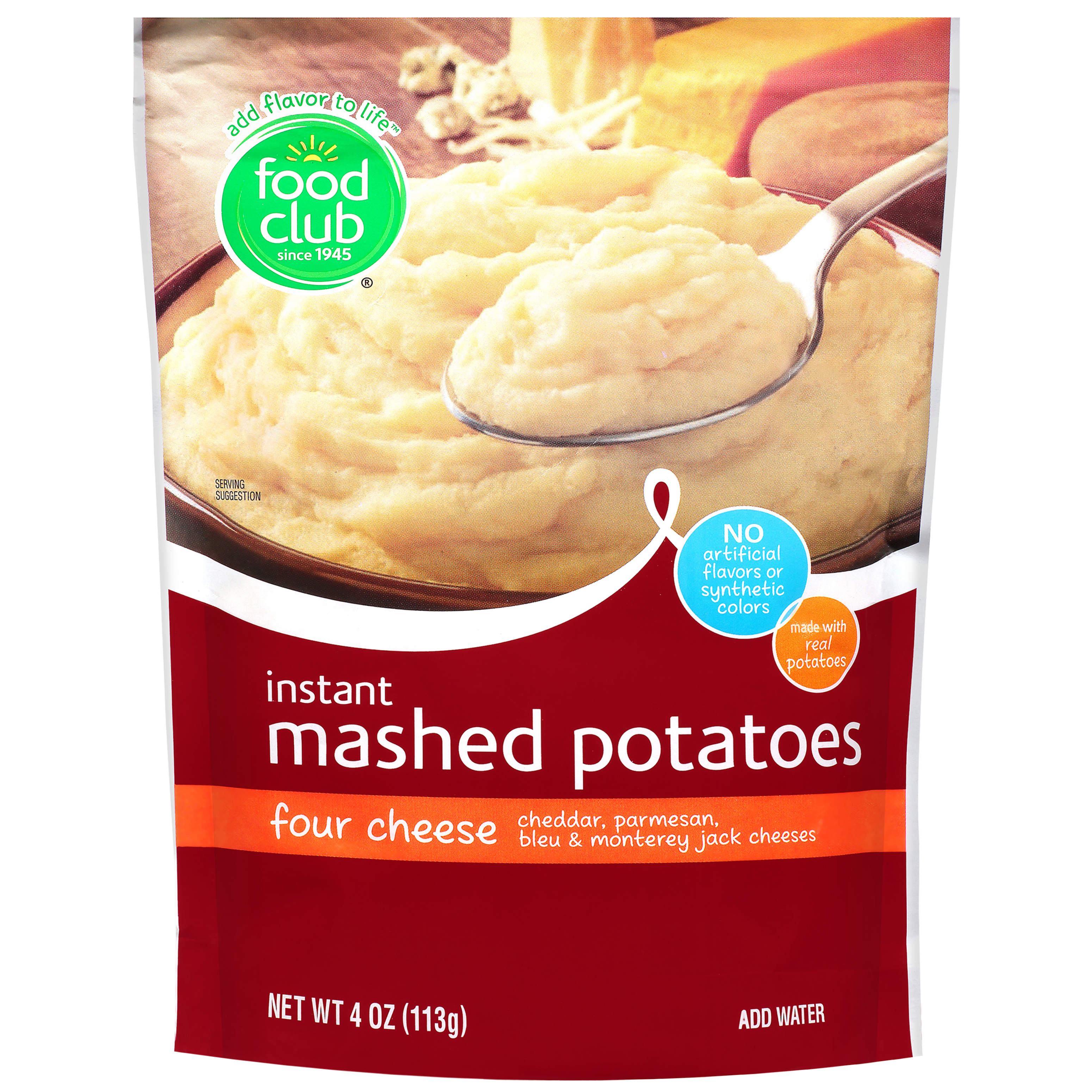 4 cheese instant mashed potatoes hot sale