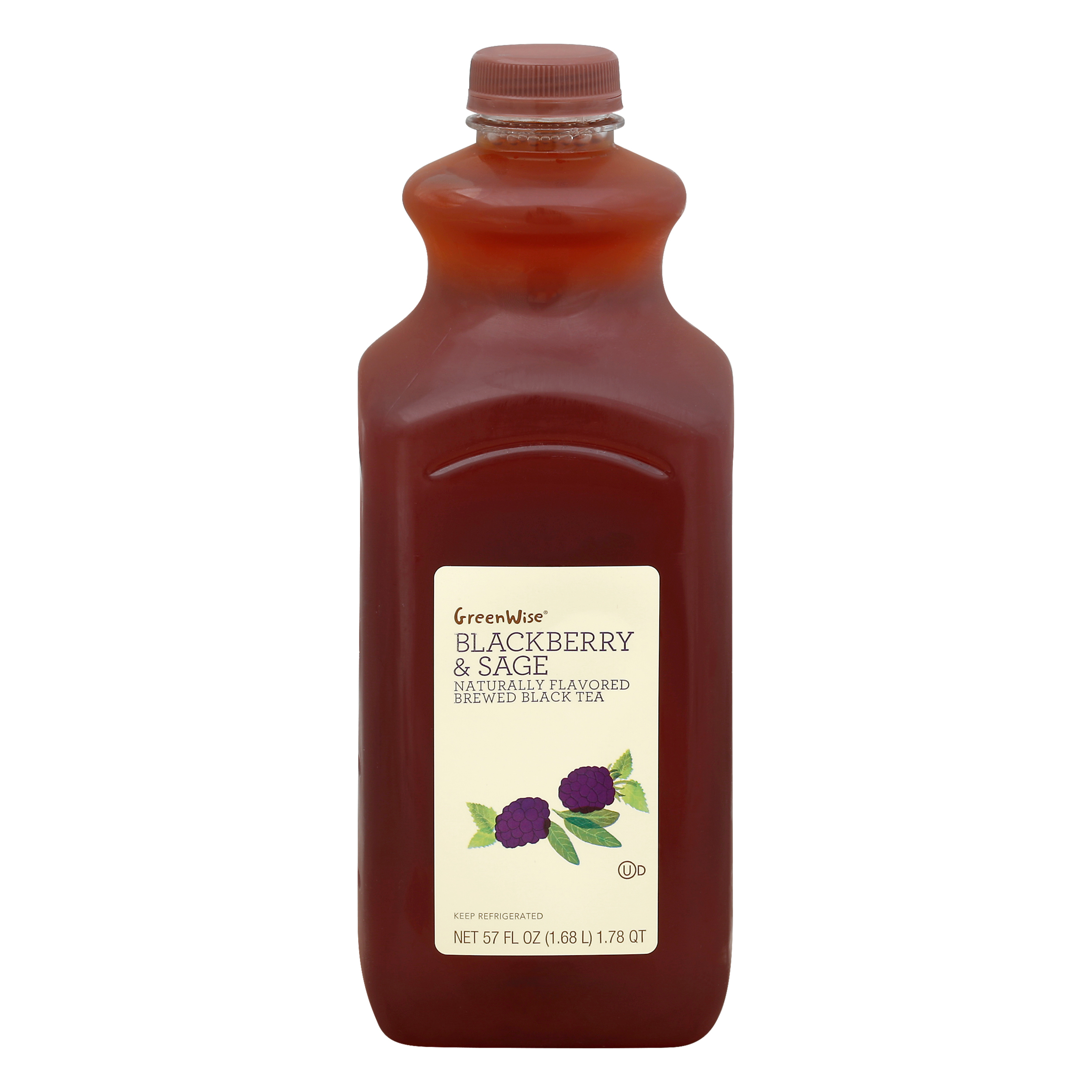 GreenWise Brewed Blackberry & Sage Black Tea 57.0 oz BOTTLE