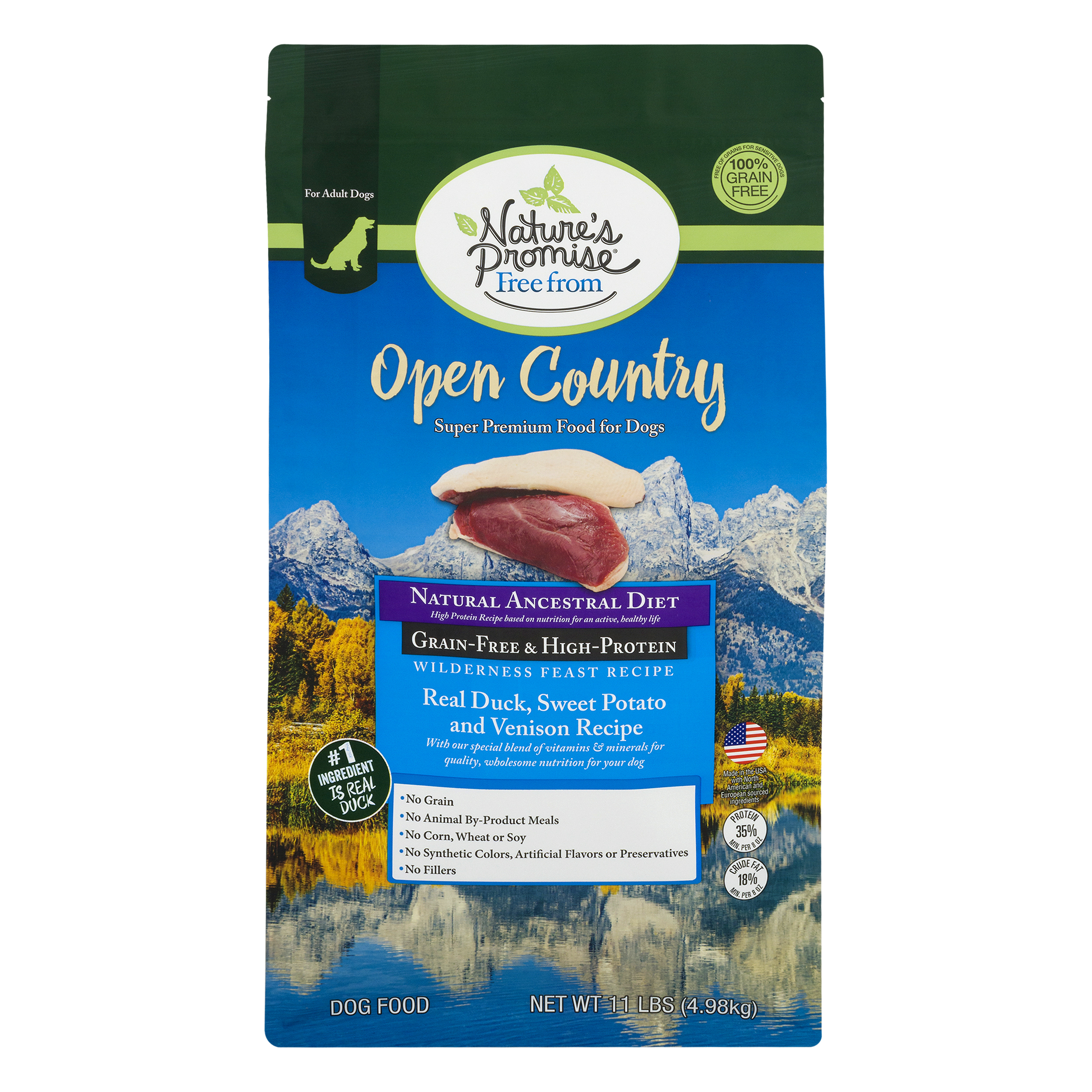 Open nature clearance dog food ingredients