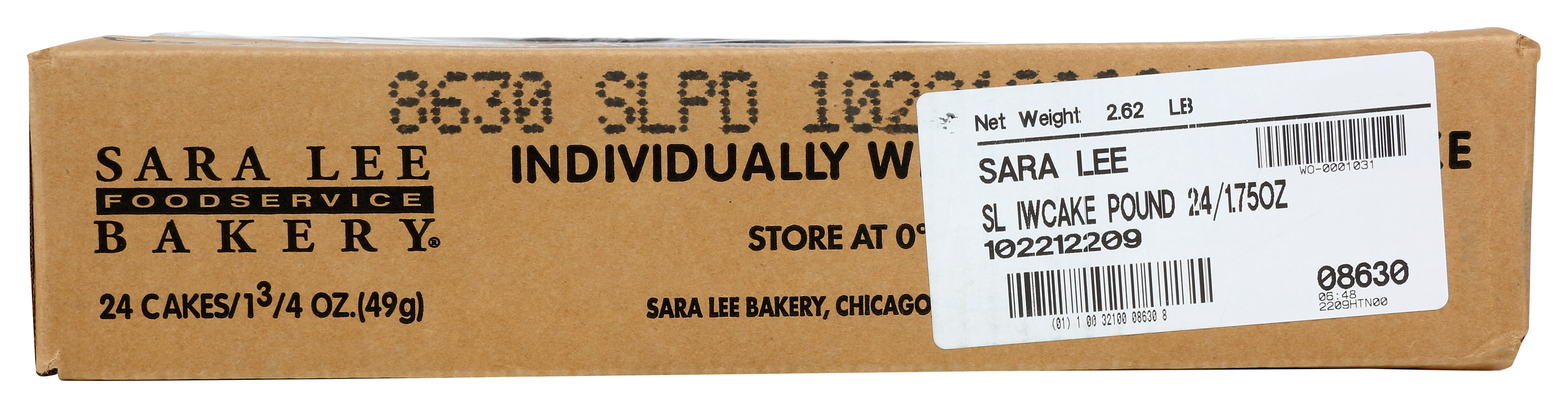 WRAPPED POUND CAKE 1.75 OZ