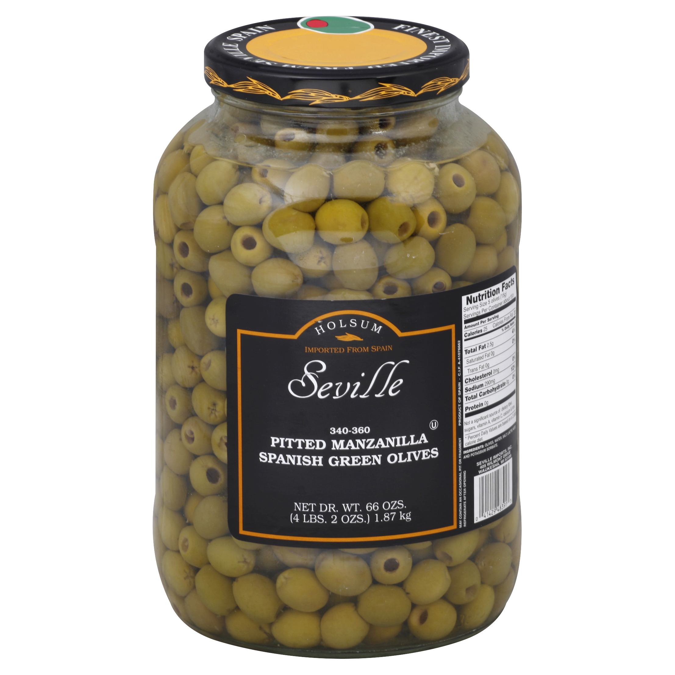PITTED MANZANILLA OLIVES